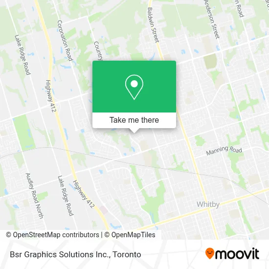 Bsr Graphics Solutions Inc. map