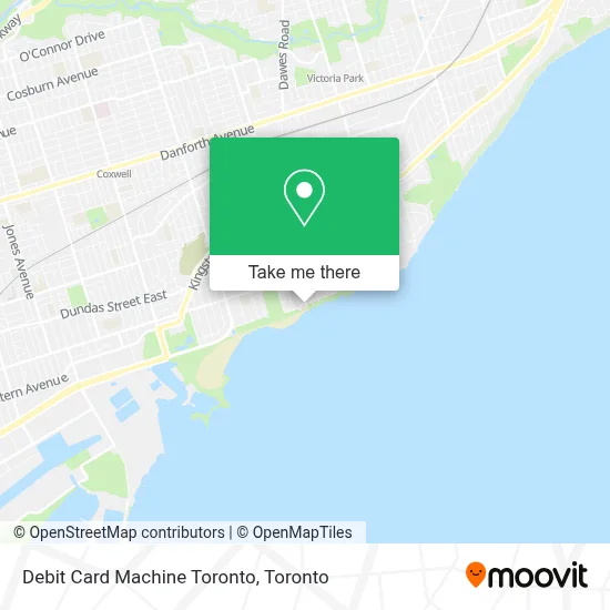 Debit Card Machine Toronto map