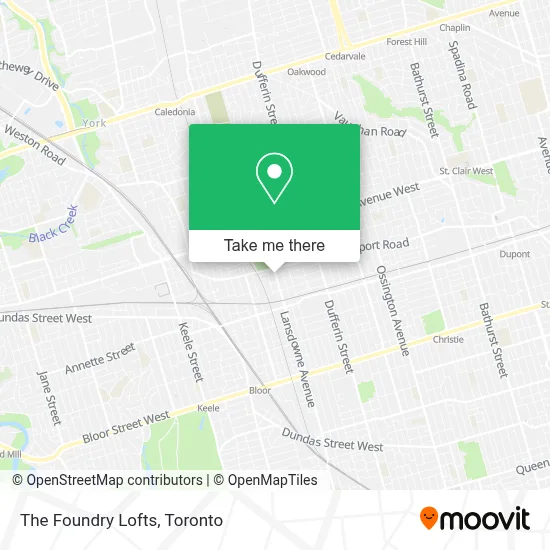 The Foundry Lofts map