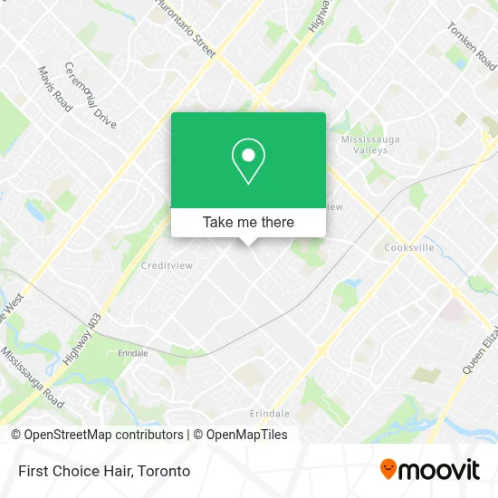 First Choice Hair map