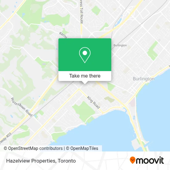 Hazelview Properties map