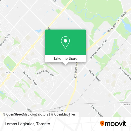 Lomas Logistics map