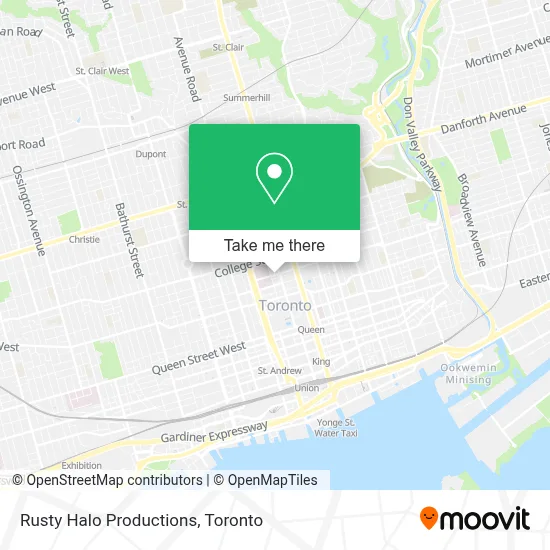 Rusty Halo Productions map