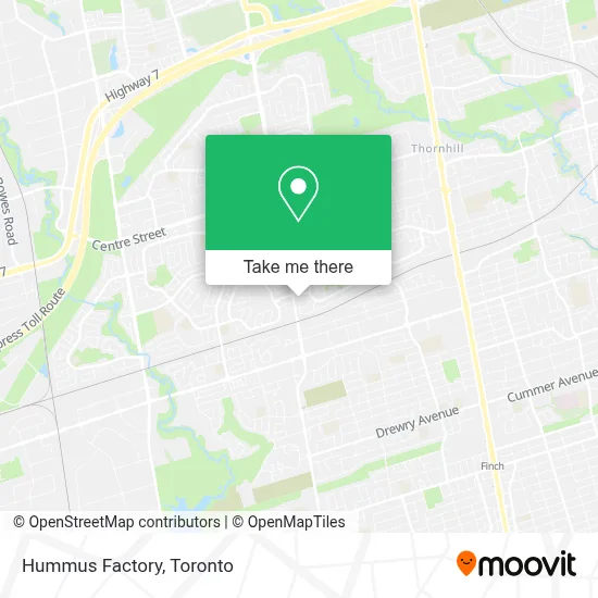 Hummus Factory map