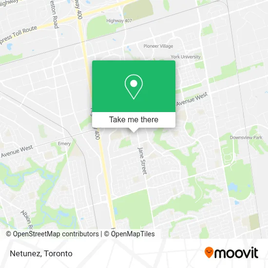 Netunez map