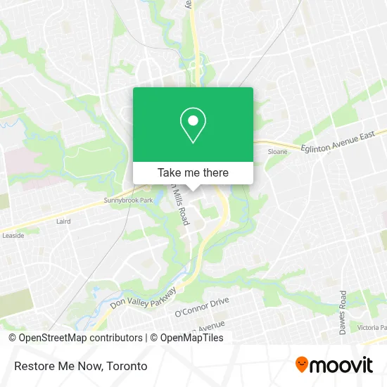 Restore Me Now map