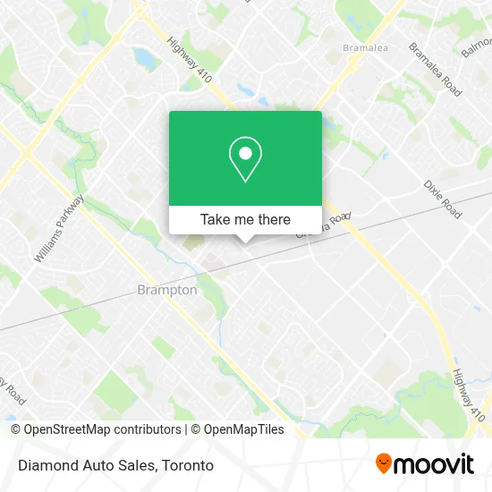 Diamond Auto Sales map