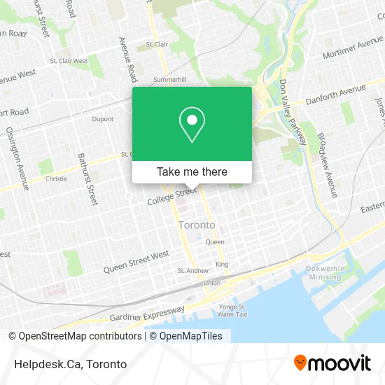Helpdesk.Ca map