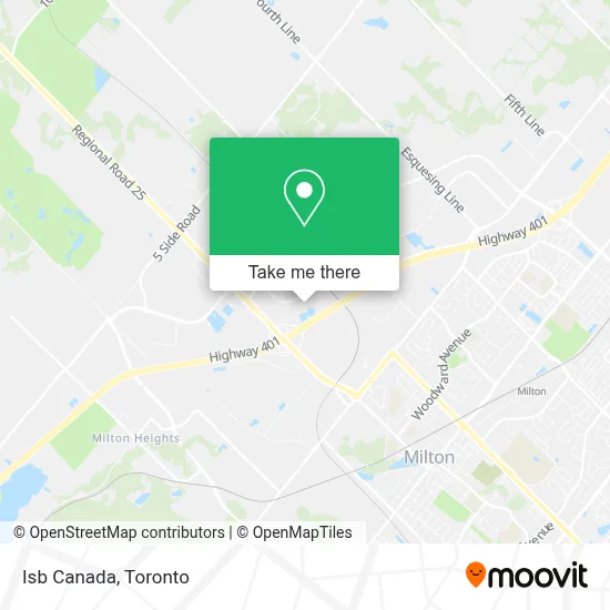 Isb Canada map