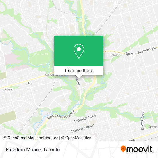 Freedom Mobile map