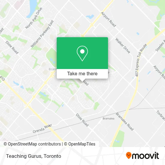 Teaching Gurus map