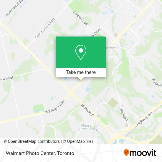Walmart Photo Center map