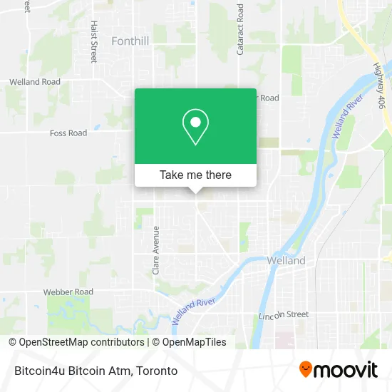 Bitcoin4u Bitcoin Atm map