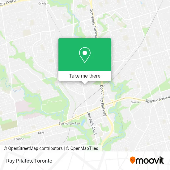 Ray Pilates map