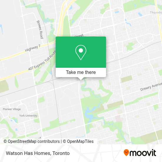 Watson Has Homes map