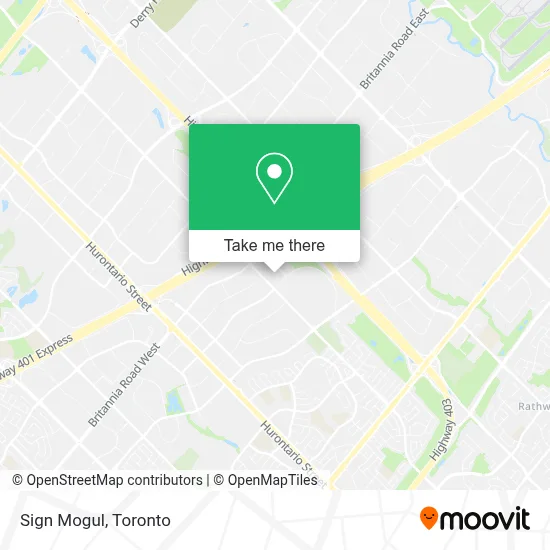 Sign Mogul map