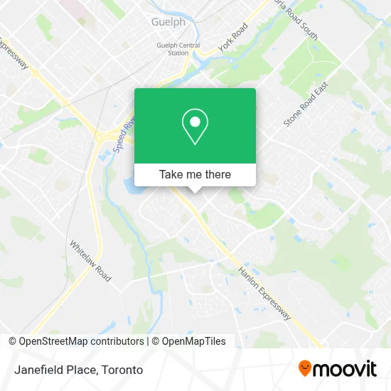 Janefield Place map