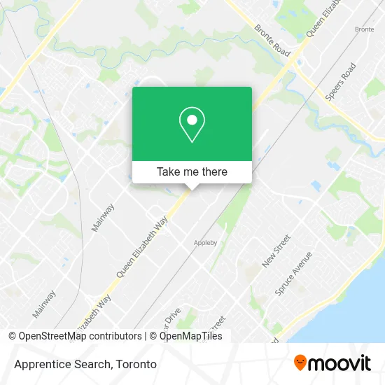 Apprentice Search map
