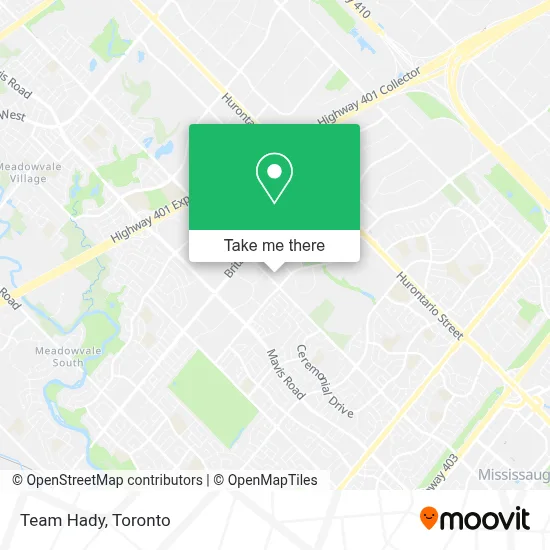 Team Hady map