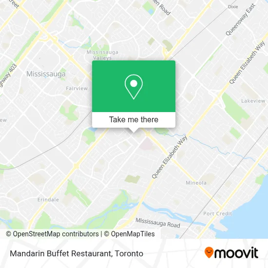 Mandarin Buffet Restaurant map