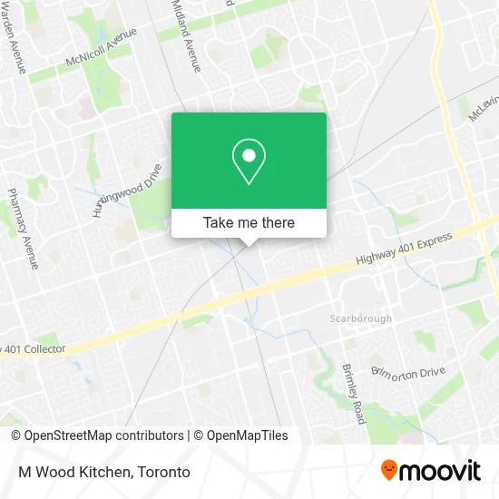 M Wood Kitchen map