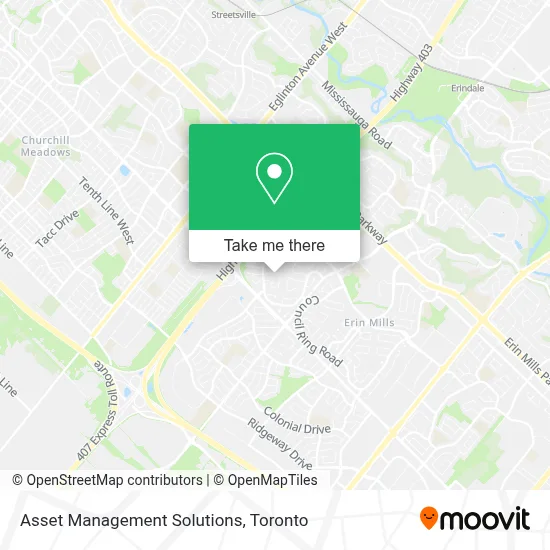 Asset Management Solutions map