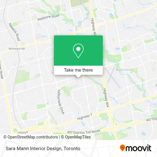 Sara Mann Interior Design map