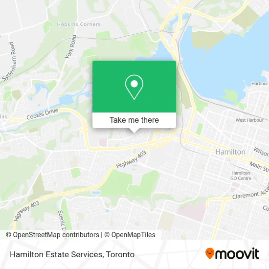 Hamilton Estate Services map