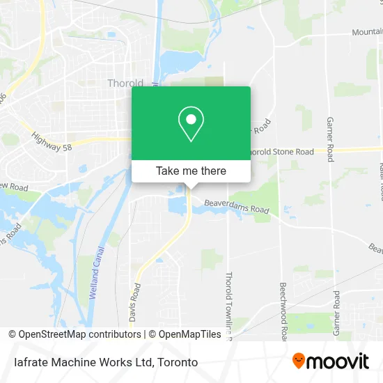 Iafrate Machine Works Ltd map