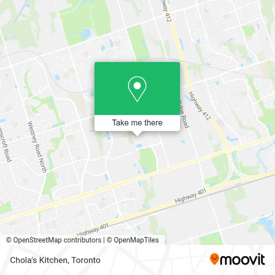 Chola's Kitchen map