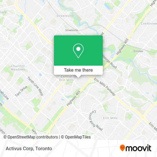 Activus Corp map