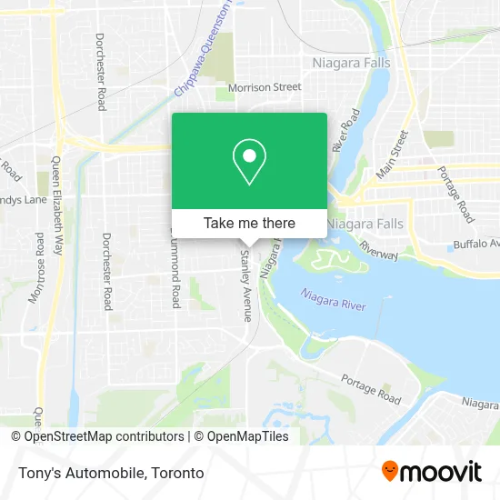 Tony's Automobile map