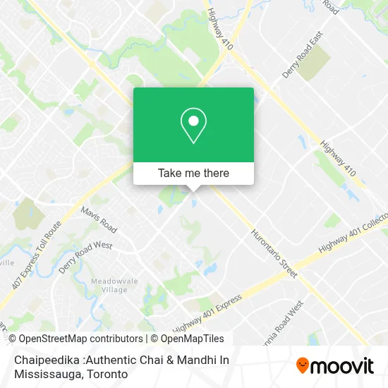Chaipeedika :Authentic Chai & Mandhi In Mississauga map