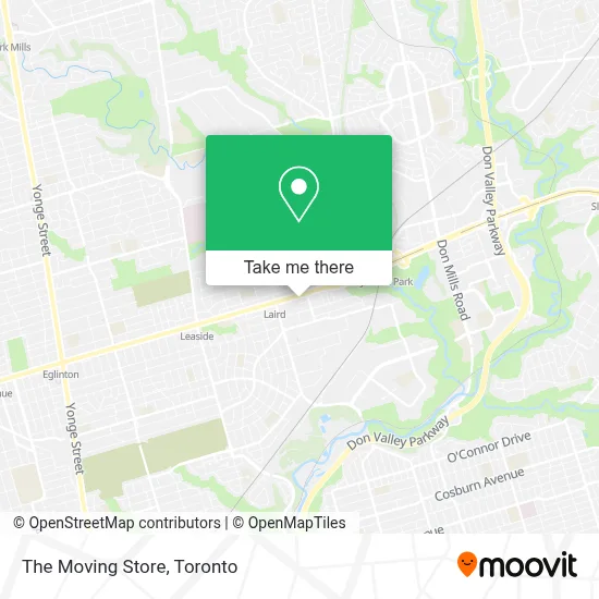 The Moving Store map