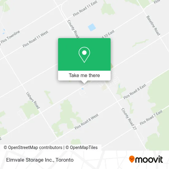 Elmvale Storage Inc. map