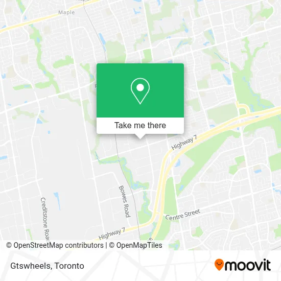 Gtswheels map