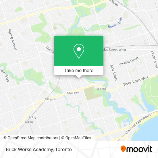 Brick Works Academy map