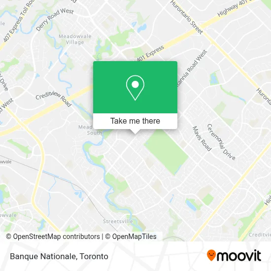 Banque Nationale map