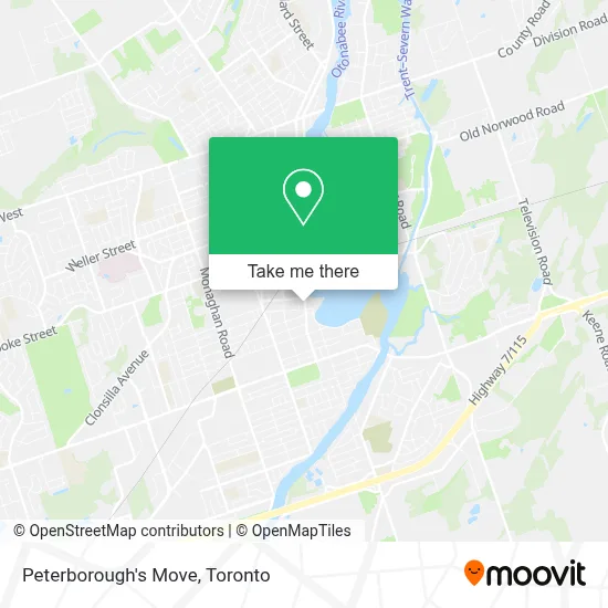 Peterborough's Move map