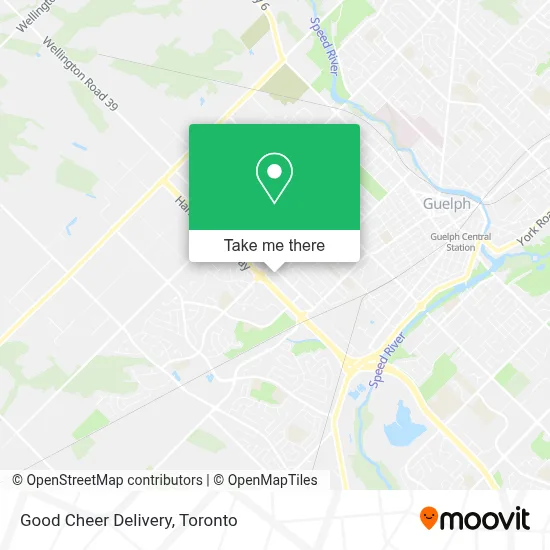 Good Cheer Delivery map