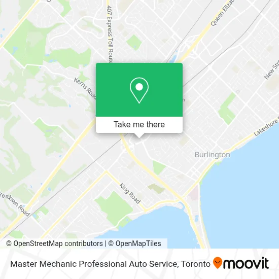 Master Mechanic Professional Auto Service map