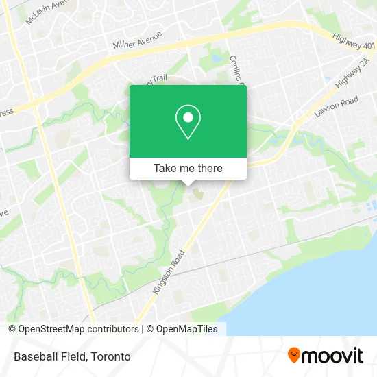 Baseball Field map