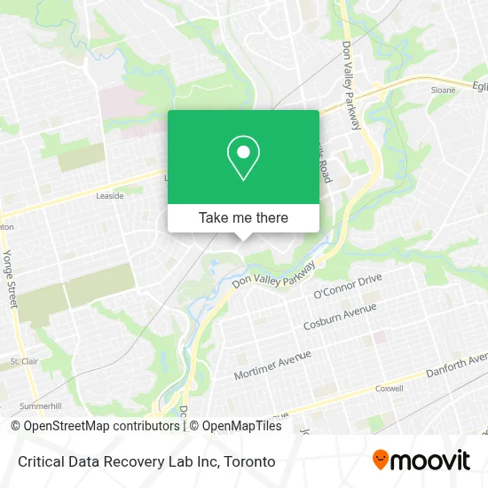Critical Data Recovery Lab Inc map