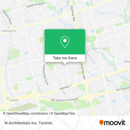 N Architecture Inc map