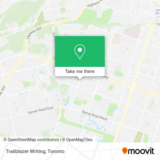 Trailblazer Writing map