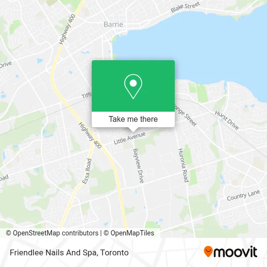 Friendlee Nails And Spa map