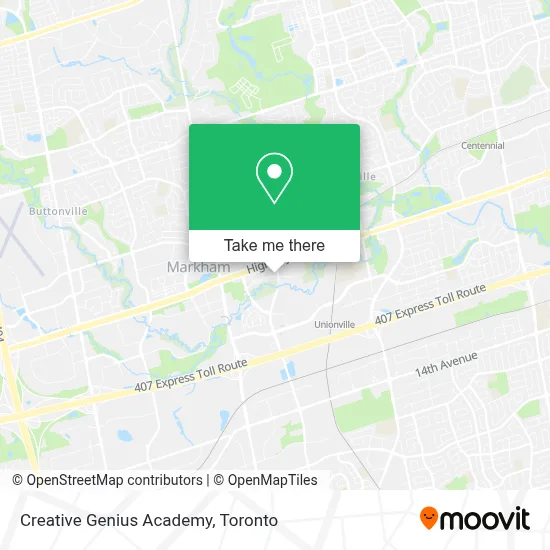 Creative Genius Academy map