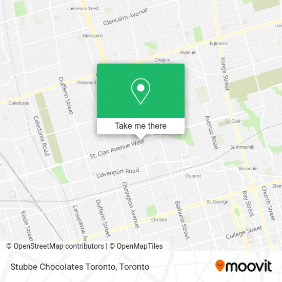 Stubbe Chocolates Toronto plan