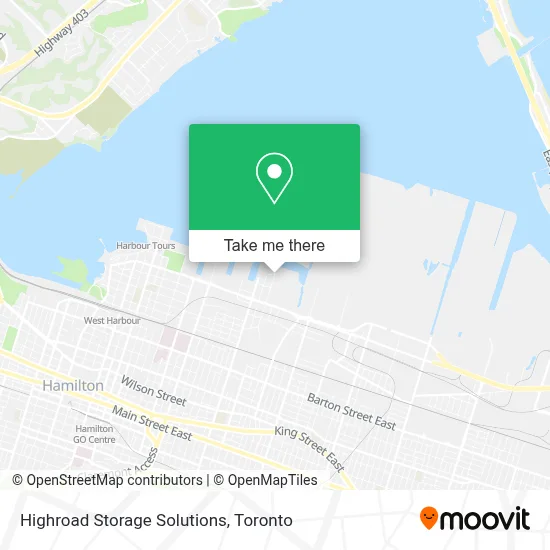Highroad Storage Solutions map