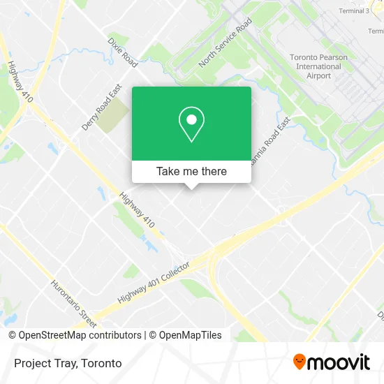 Project Tray map